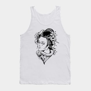 Geisha by Digent.ink Tank Top